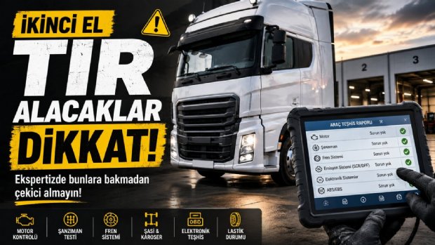 İkinci El TIR Alırken En Pahalı 10 Hata: Ekspertizde Bunlara Bakmadan Çekici Almayın!