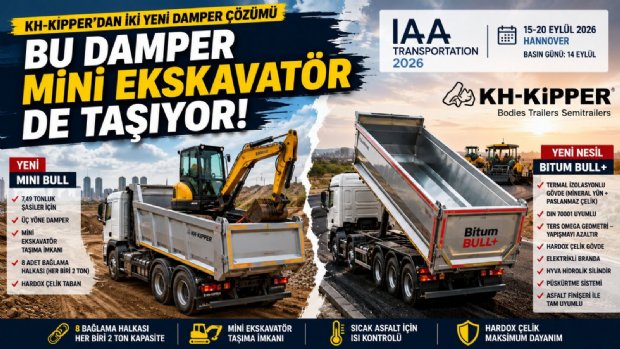 İnşaat ve Asfalt Taşımacılığına Yeni Nesil Üst Yapılar