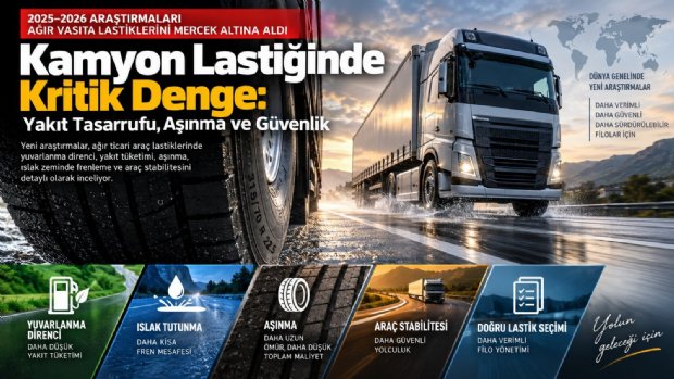 Kamyon Lastiğinde Kritik Denge: Yakıt Tasarrufu, Aşınma ve Güvenlik