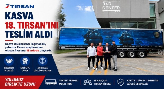 Kasva, 18. Tırsan Treylerini Filosuna Kattı