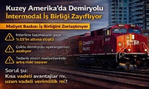 Kuzey Amerika’da Demiryolu Intermodal İş Birlikleri Geriliyor: Maliyet Baskısı Artıyor
