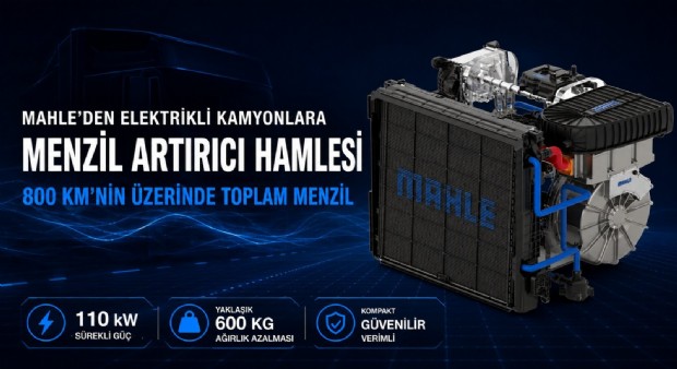 MAHLE’den Ağır Elektrikli Kamyonlara Menzil Artırıcı: Hedef 800 Kilometrenin Üzeri