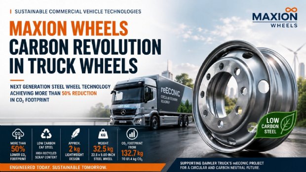 Maxion Wheels Develops Low-Carbon Truck Wheel Reducing CO Emissions by More Than 50%