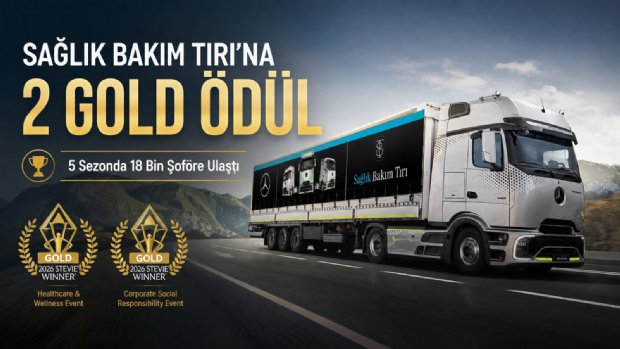 Mercedes-Benz Türk’ün Sağlık Bakım Tırı’na Stevie Awards’tan 2 Gold Ödül