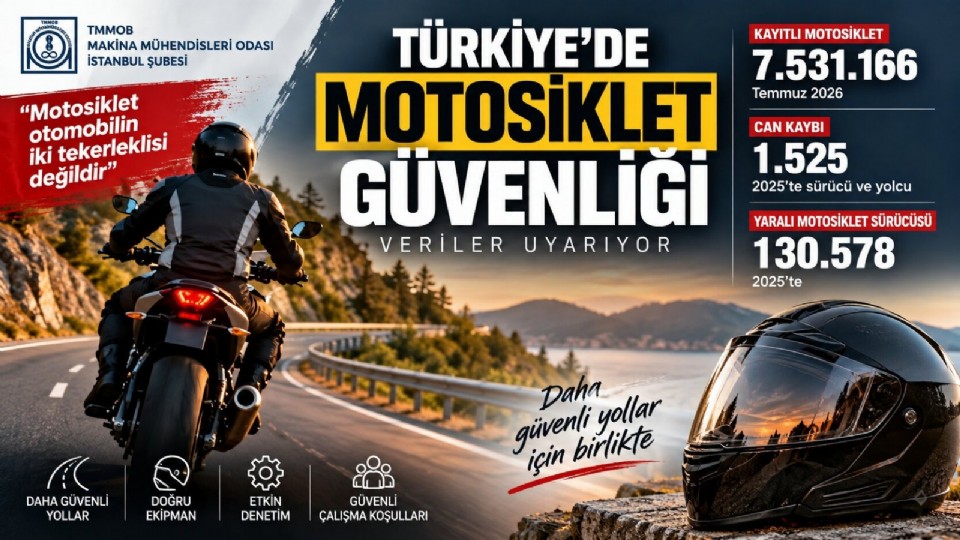 Motosiklet Güvenliği İstanbul'da Masaya Yatırıldı
