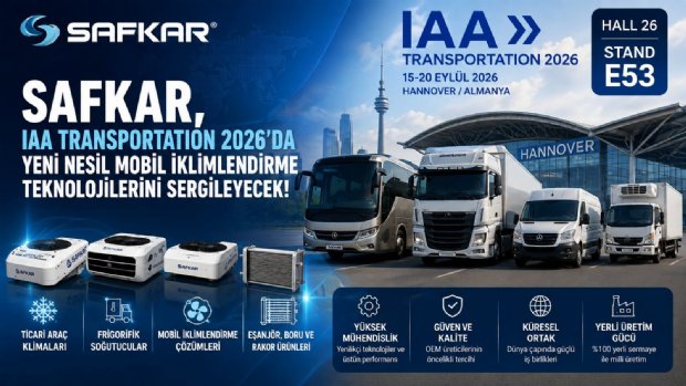 Safkar, IAA Transportation 2026’da Yeni Nesil Mobil İklimlendirme Teknolojilerini Sergileyecek