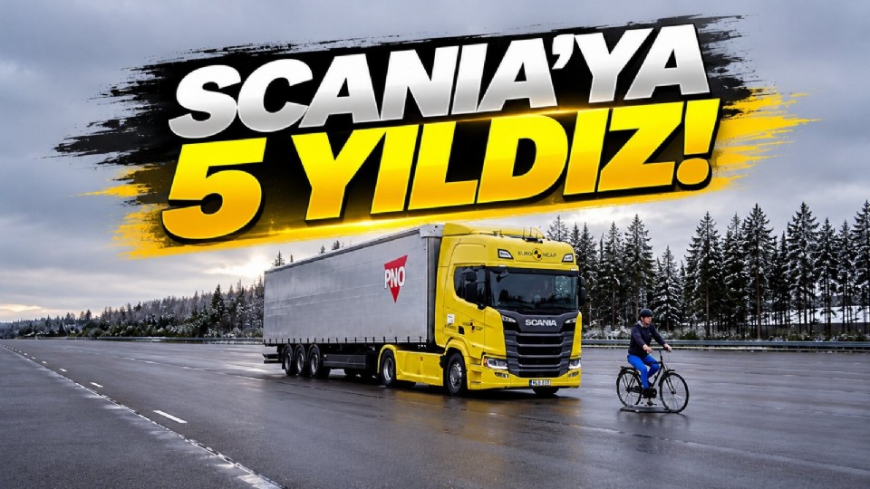 Scania'nın Dört Kabin Serisi de Beş Yıldız Aldı
