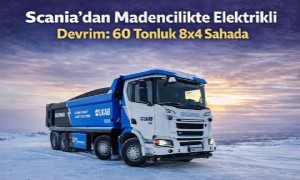 Scania’dan Madencilikte Elektrikli Devrim: 60 Tonluk 8x4 Sahada
