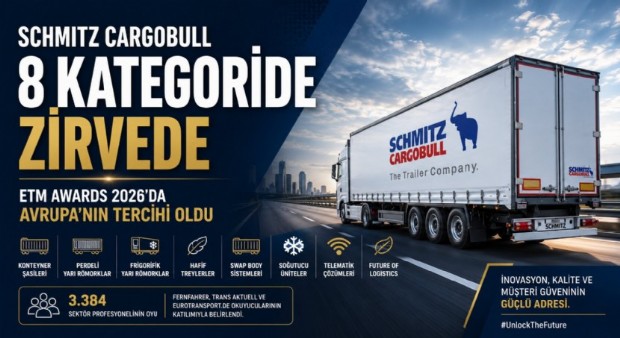 Schmitz Cargobull Avrupa'nın Güven Oylamasından 8 Birincilikle Çıktı