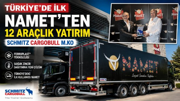 Schmitz Cargobull’un Yeni M.KO Frigorifik Üstyapısını Türkiye’de İlk NAMET Kullanacak