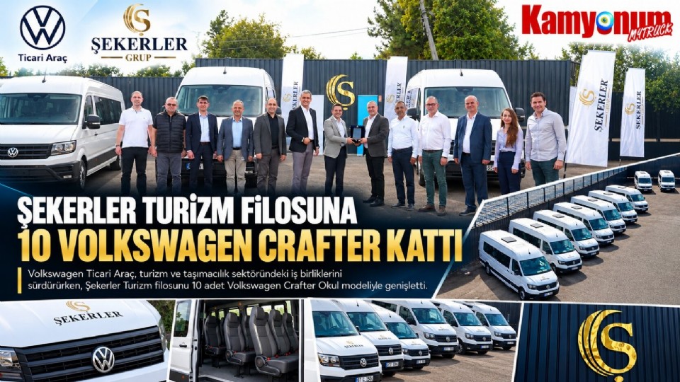 Şekerler Turizm Filosuna 10 Volkswagen Crafter Kattı