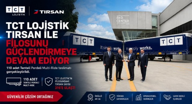 TCT LOJİSTİK TIRSAN İLE FİLOSUNU GÜÇLENDİRMEYE DEVAM EDİYOR