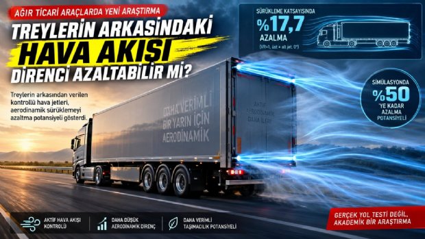 TREYLERİN ARKASINDAKİ HAVA AKIŞI DİRENCİ AZALTABİLİR Mİ?