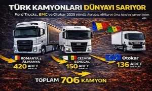TÜRK KAMYONLARI DÜNYAYI SARIYOR