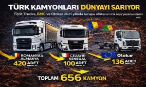 TÜRK KAMYONLARI DÜNYAYI SARIYOR