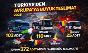 TÜRKİYE’DEN AVRUPA’YA BÜYÜK TESLİMAT