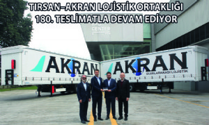 Tırsan ve Akran Lojistik Ortaklığı 180. Teslimatla Devam Ediyor