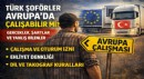 Türk Şoförler Avrupa’da Çalışabilir mi?