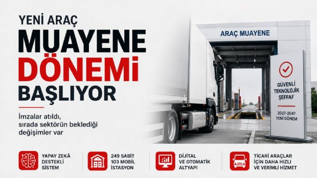 Yeni Araç Muayene Sistemi Resmileşti: Ticari Araç Sektörü Hangi Sorulara Yanıt Bekliyor?