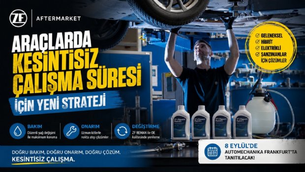 ZF Aftermarket'ten Araçlarda Kesintisiz Çalışma Süresi İçin Yeni Bakım ve Onarım Stratejisi