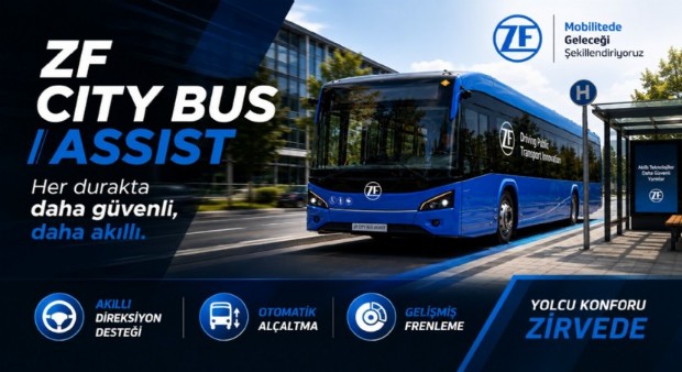 ZF, Otobüs Duraklarına Yaklaşımı Daha Güvenli ve Akıllı Hale Getiren Yeni Teknolojisini Tanıttı