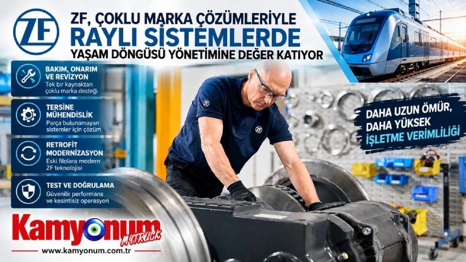ZF'den Raylı Sistemlerde Çoklu Marka Bakım Çözümü