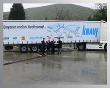 Knauf?un İlk Semi-Treyleri Türkiye?nin Lider Üreticisi TIRSAN?dan