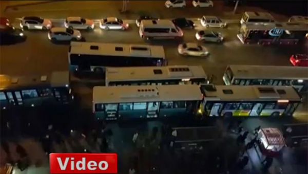 Yolcu Otobüsleri Çarpıştı